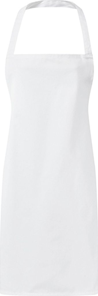 Premier Workwear PR165 | Essential Bib Apron - 67 x 78 cm - Waschbar bis 60 °C - Farbe: White - Größe: 67 x 78 cm