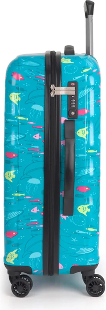 Valise Gabol Acqua M 66 cm - Trolley 4 roues multidirectionnelles - 3