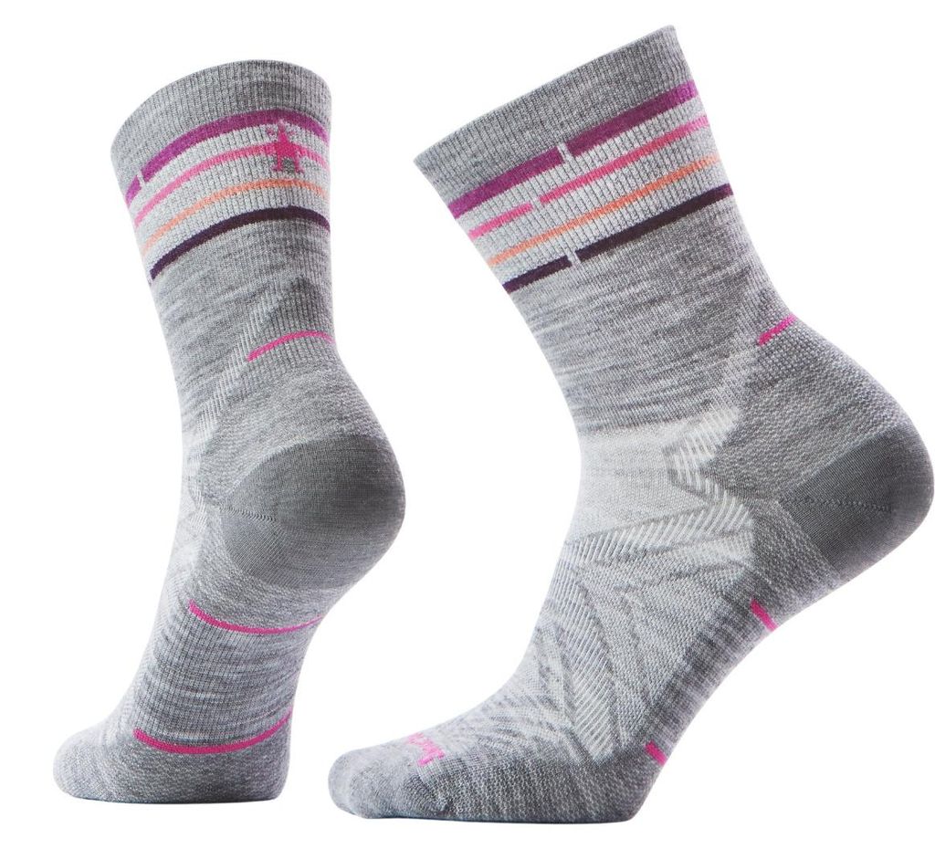 SMARTWOOL Run Zero Cushion Damen Laufsocken aus Wolle grau EU 42-45