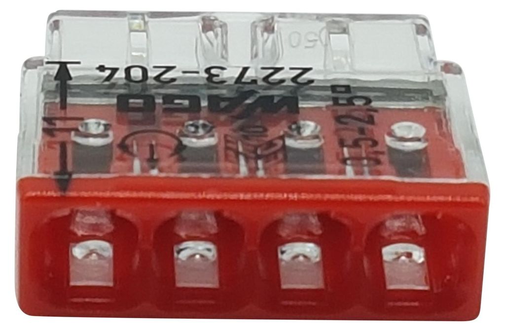 20 Stück Wago 2273-204 COMPACT-Verbindungsdosenklemme Ø Produktbild 