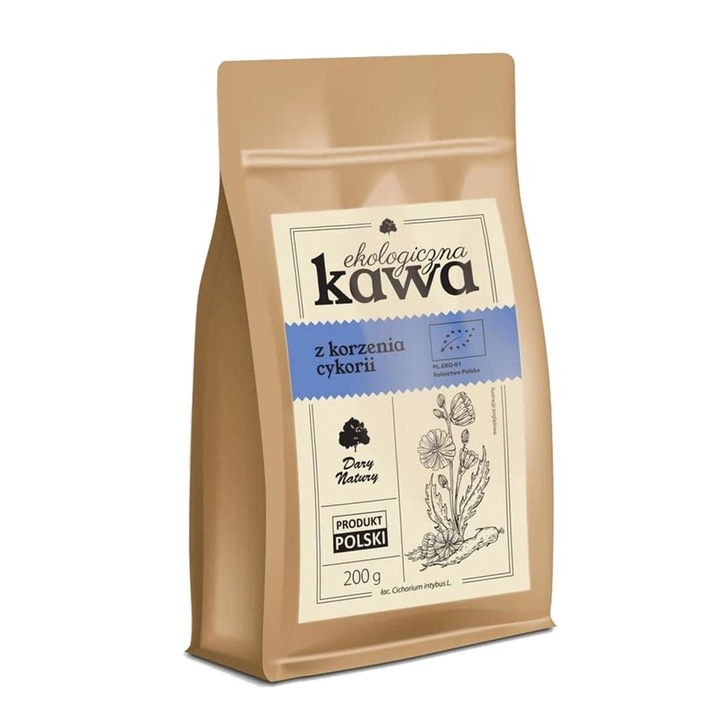 Kawa z korzenia cykorii Dary Natury 200g EKOLOGICZNA zdrowa Zdjęcie produktu 