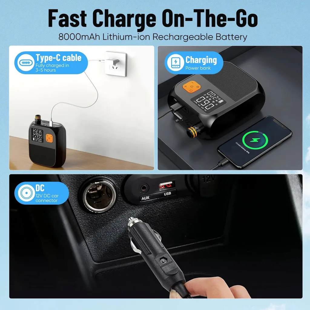 Pompe électrique SUP rechargeable : fini le pompage manuel difficile ! - 2