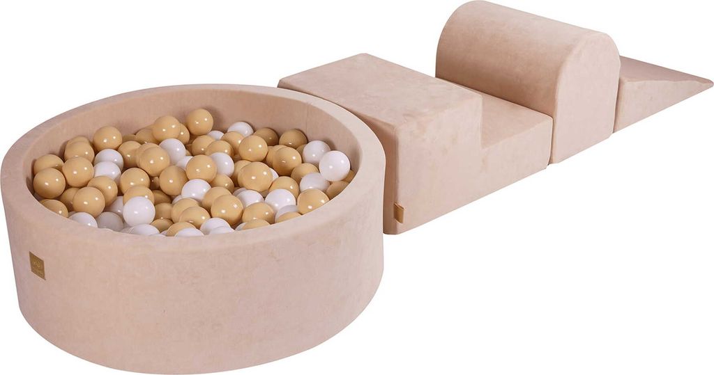 Penové stavebné kocky pre deti s bazénom na loptičky – Obrázok produktu 