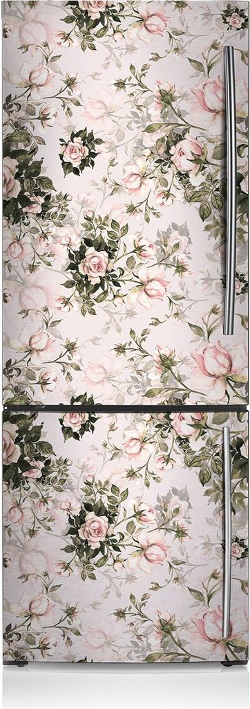 Magnetfolie Magnete Küche Kühlschrank Dekoration 60x205 cm - Farbenfrohe Blumen