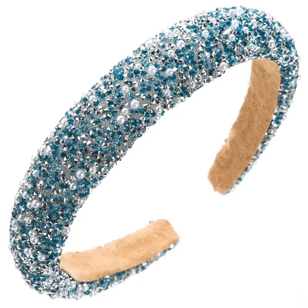 Elegantes Giana Stirnband in Blau - Perfektes Accessoire für besondere Anlässe KP30172