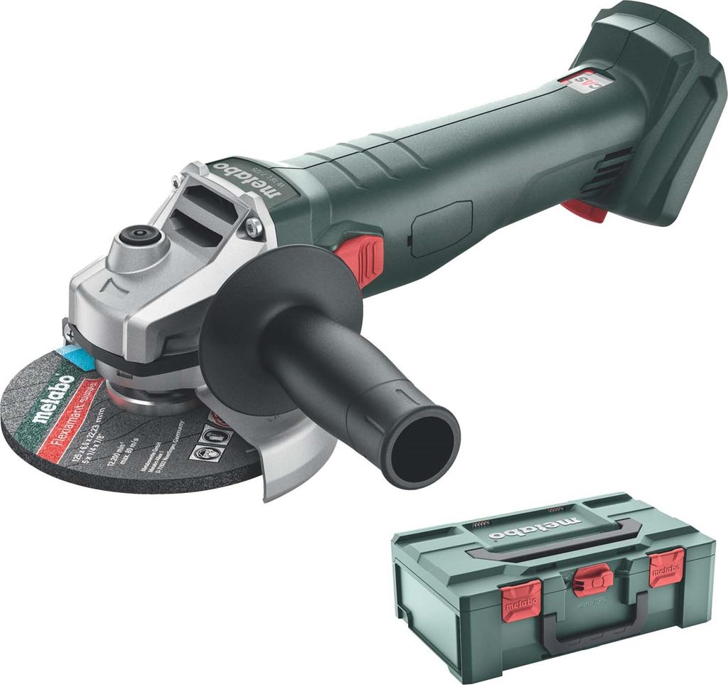 Akumulatorowa szlifierka kątowa Metabo W 18 7-125 Zdjęcie produktu 