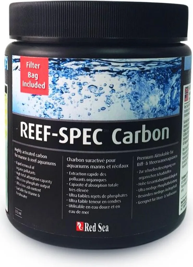 Red Sea Reef-Spec Carbon 500ml: Il Carbone Attivo per un Reef da Instagram