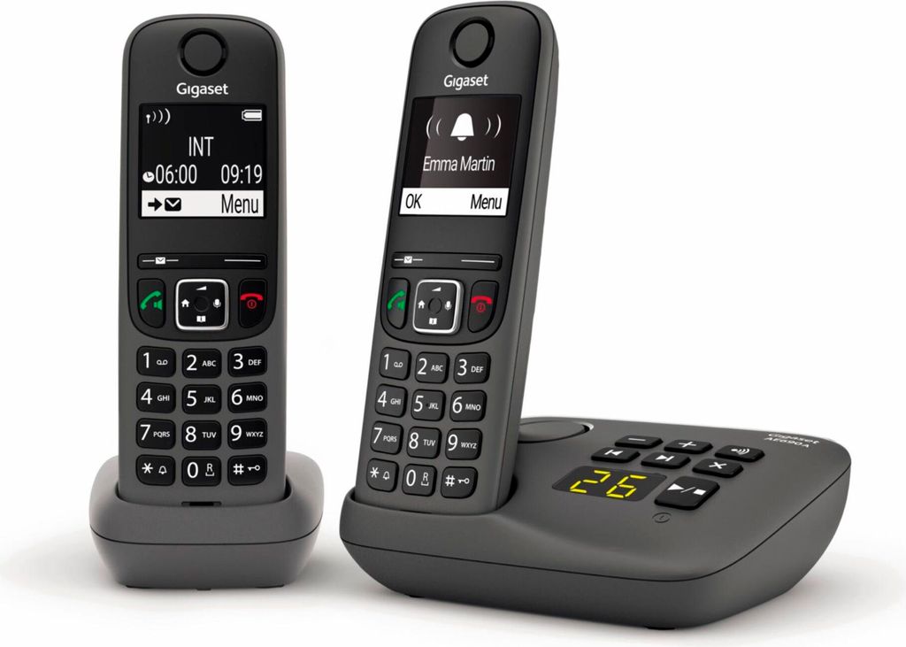 Gigaset Telefon AE690A Duo Anthrazit (L36852-H2830-B133) Produktbild 