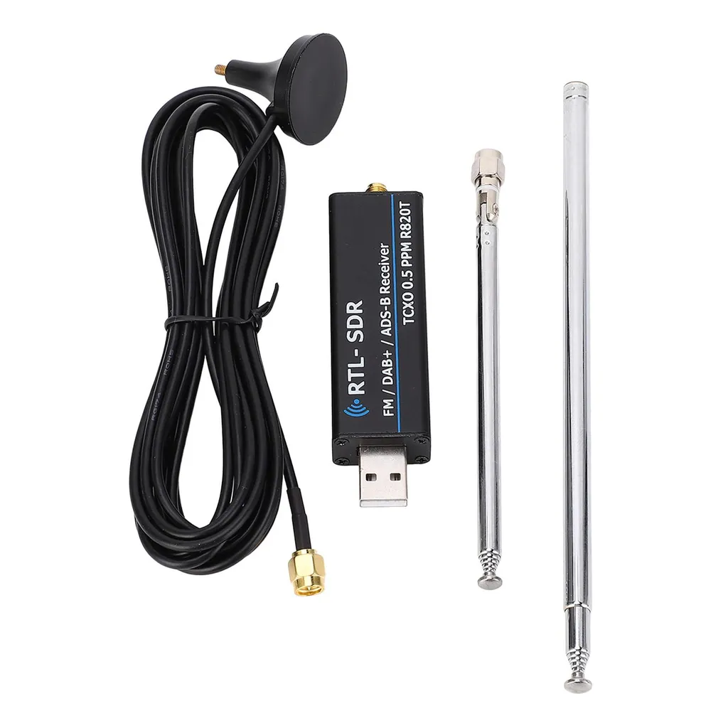 Scanner Radio SDR Large Bande 100KHz-1766MHz Clef USB RTL2832U R820T2