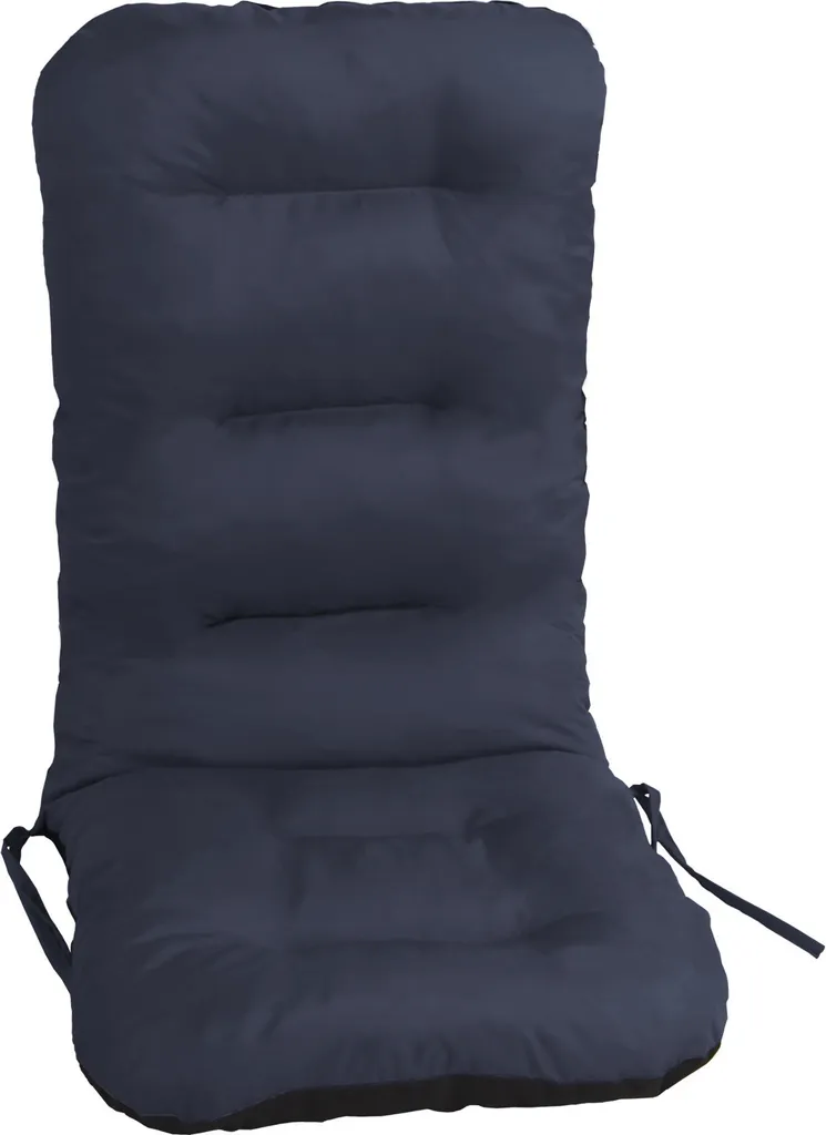 Coussin de Chaise Extérieur Anti-glisse et Moelleux pour Dossier Haut