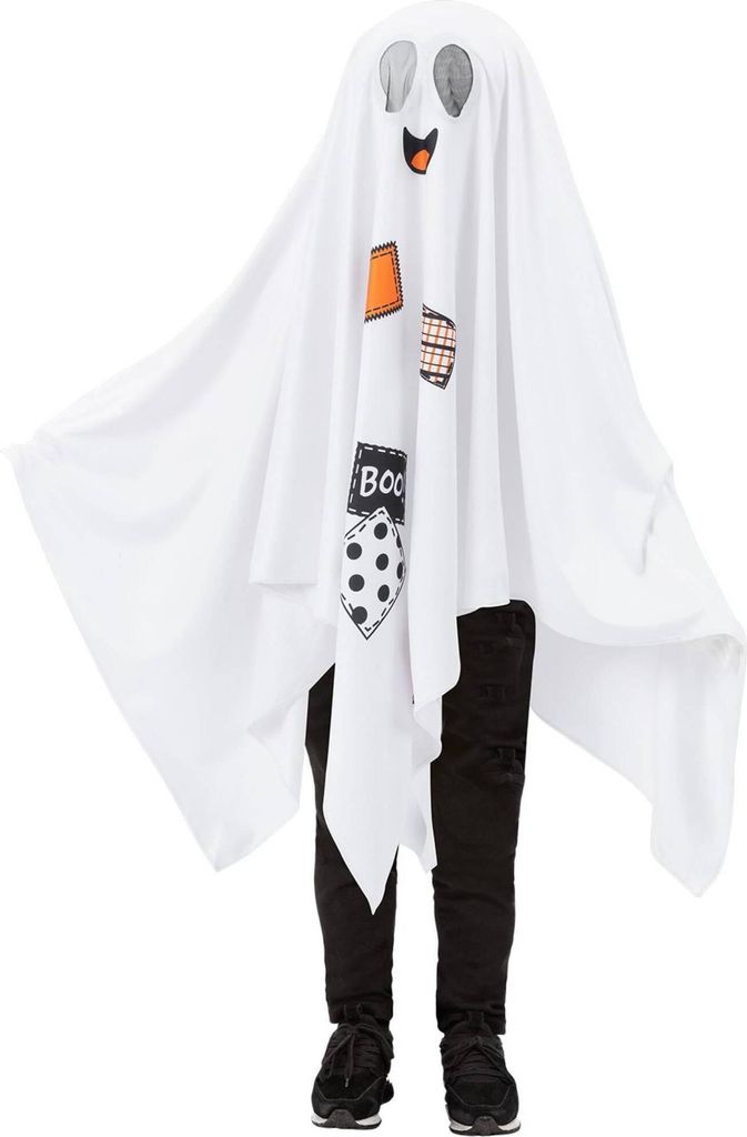 Smiffys - "Boo" Kostüm - Kinder SM1185 (104) (Weiß)