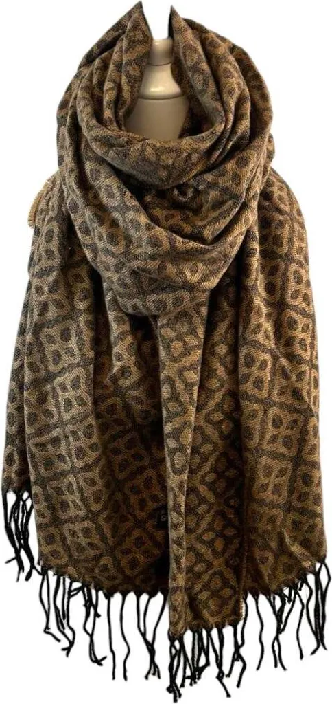 OgLuxe Sciarpe da donna in cashmere con albero di vita, morbidi scialli