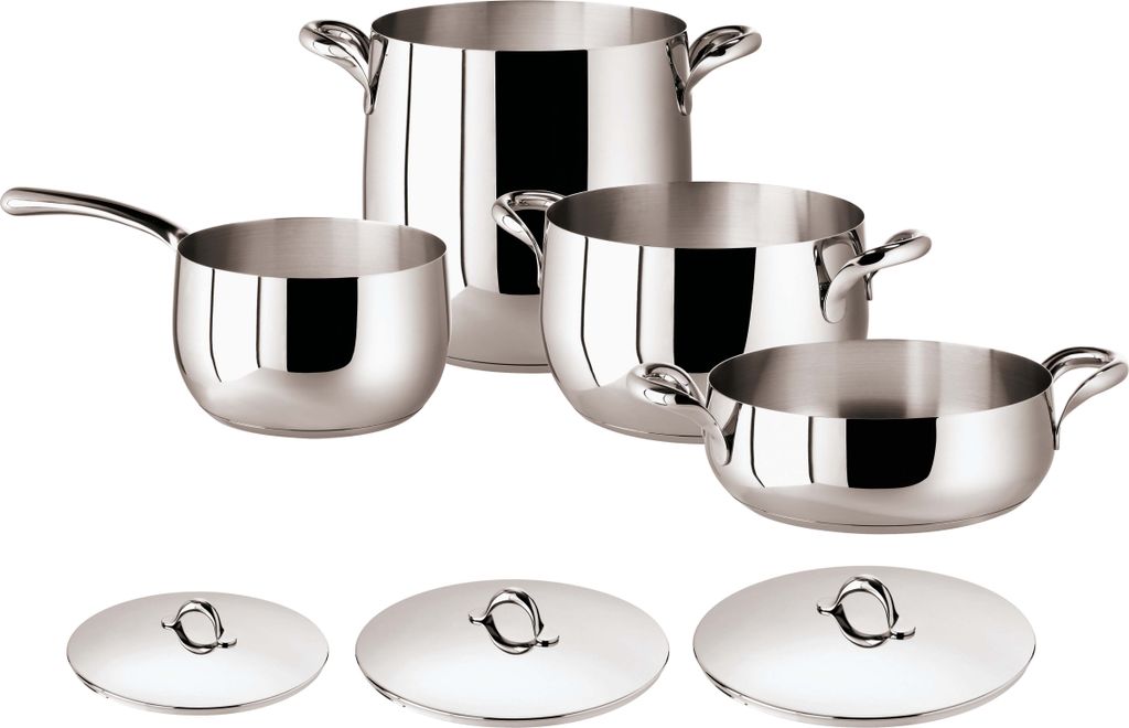 Sambonet S0250 Kikka Kochtopfset 7tlg., Edelstahl 18/10 Produktbild 