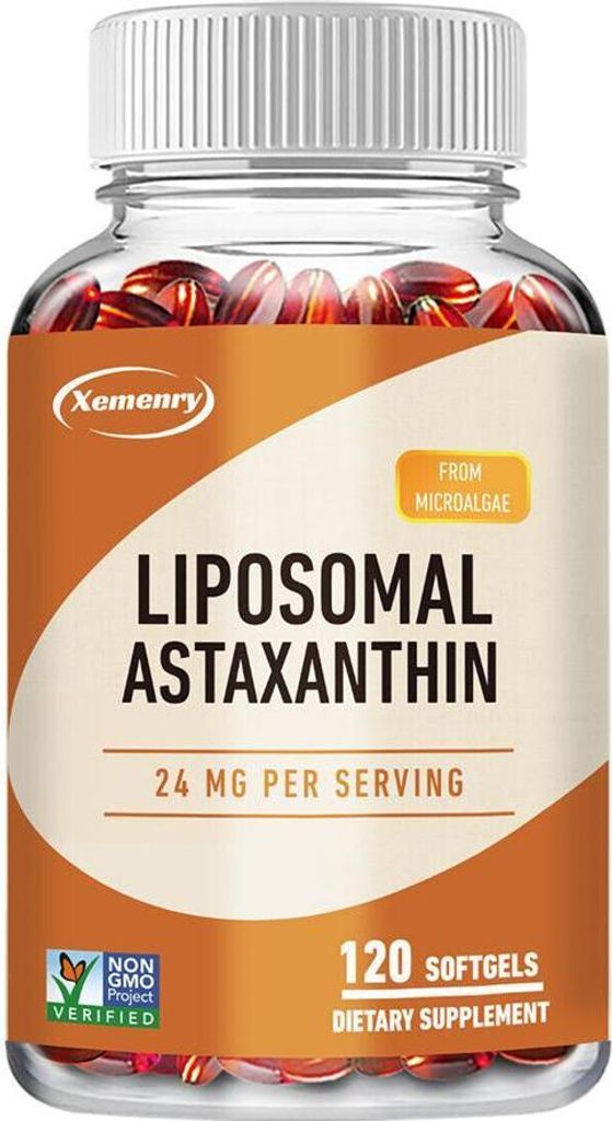 Astaxantina liposomiale 24mg (120 capsule) integratore Immagine del prodotto 
