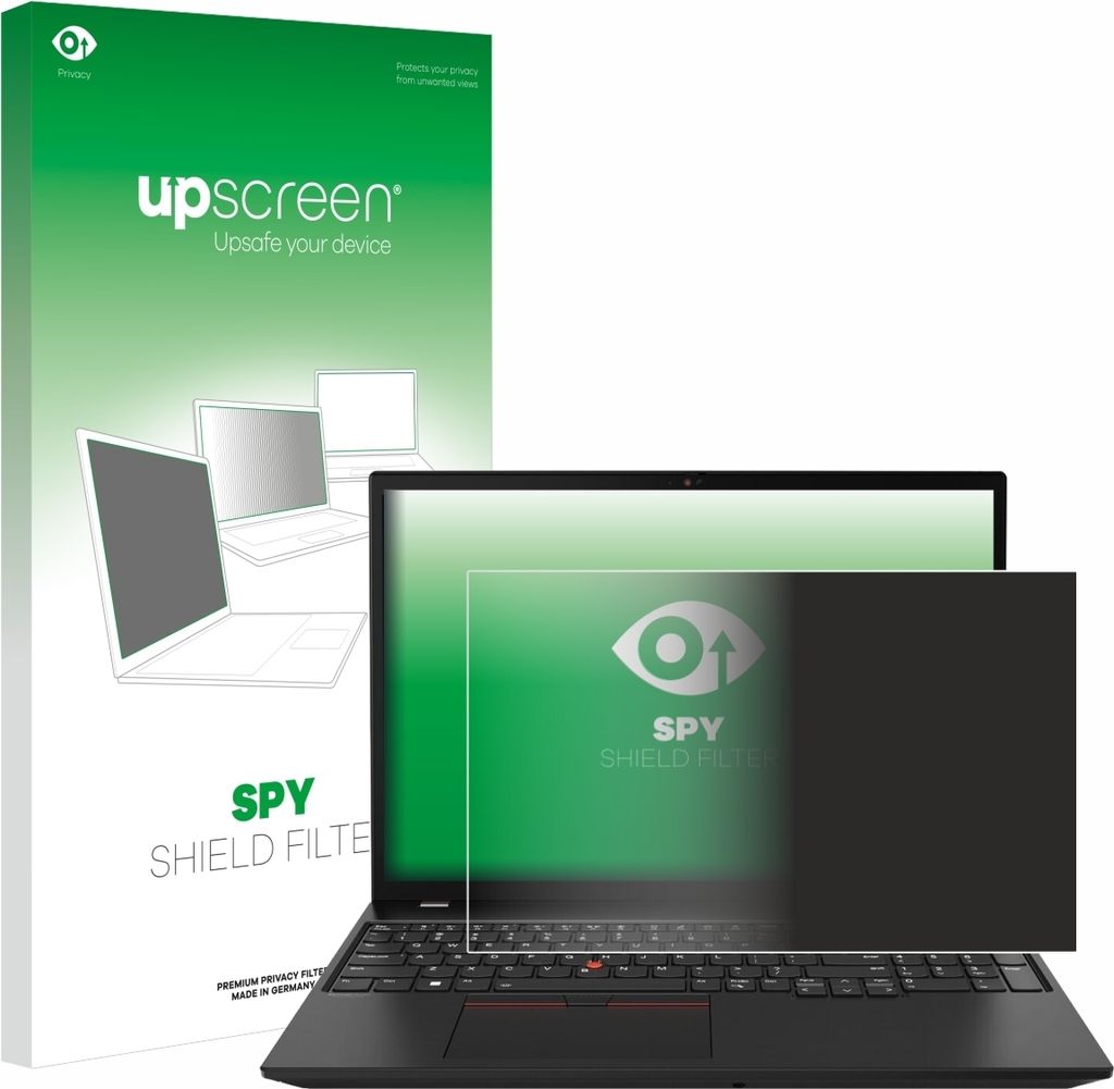upscreen Blickschutzfilter für Lenovo ThinkPad P16s Gen 2 Anti-Spy Privacy Filter Sichtschutz Blaulicht-Schutz