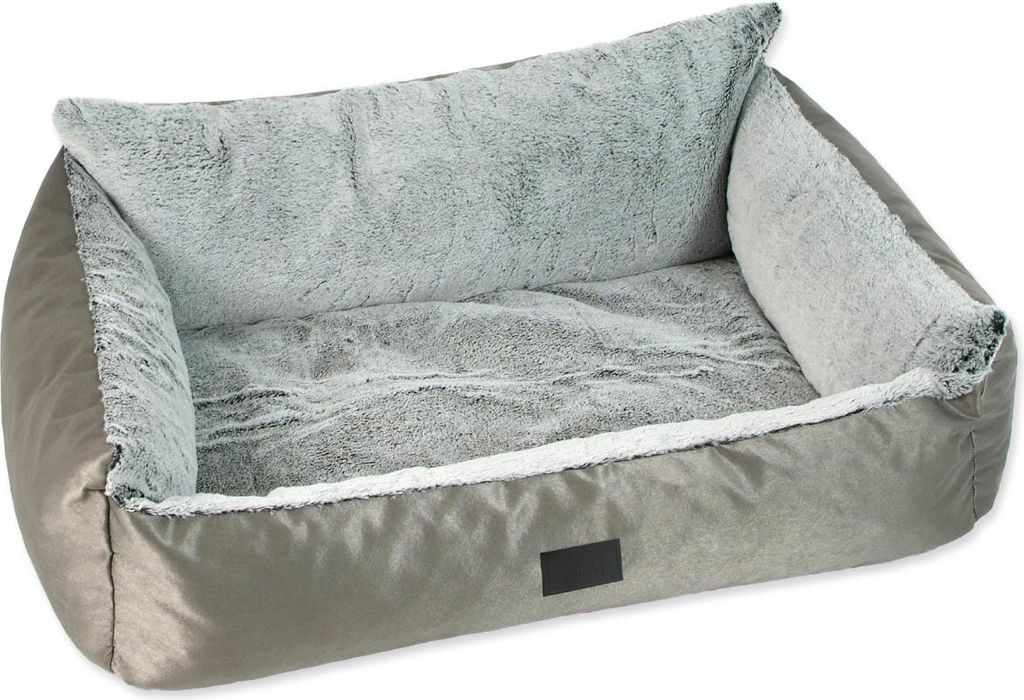 Hund Fantasy Lux platin-silber 100x70cm
