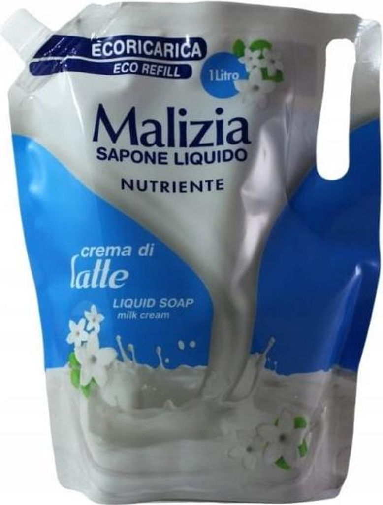 Malizia mydo w pynie krem mleczny 1000 ml opakowanie Zdjęcie produktu 