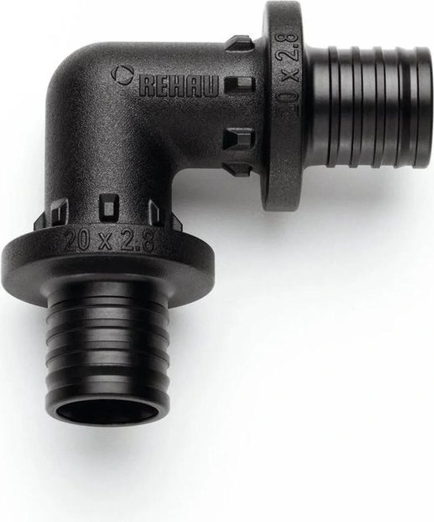 REHAU Coude RAUTITAN PX 16, 16, 90 degrés, 1 pièce. Image du produit 