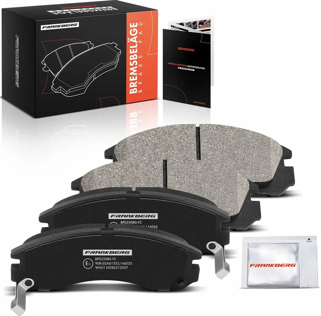 Plaquettes de frein avant Frankberg haute durabilité pour Peugeot 4007