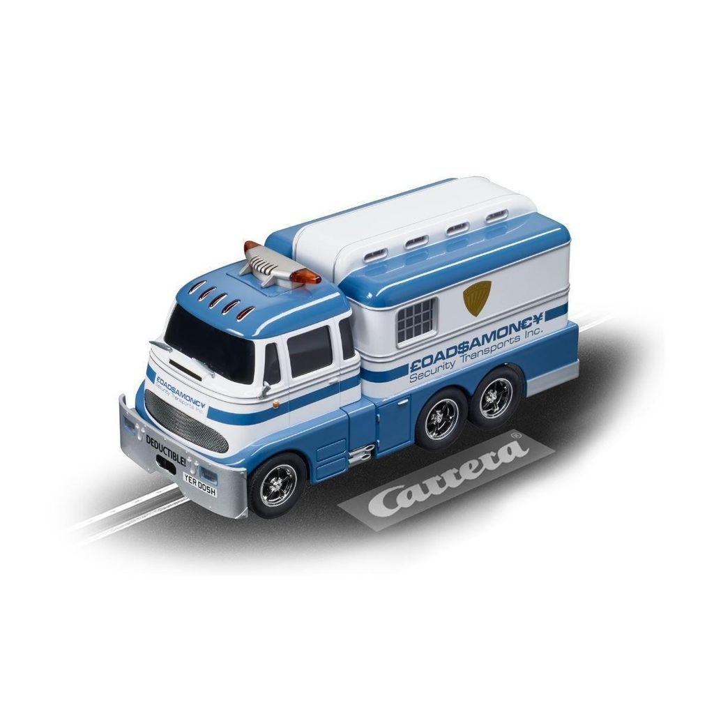 Carrera Geldtransporter "Security Transports" blau/weiss Fahrzeug
