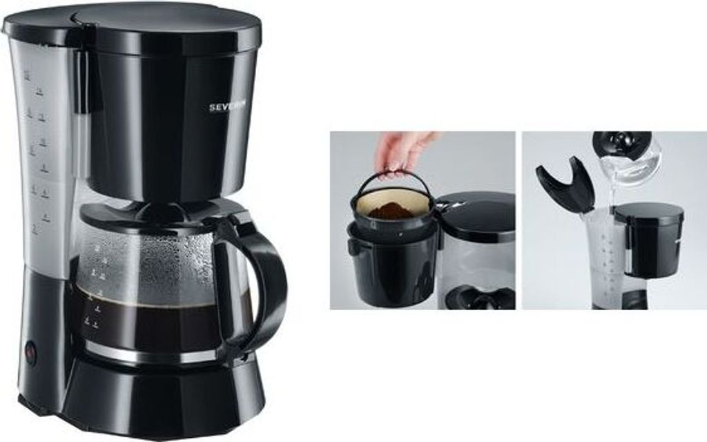 Severin GK5492, Karaffe, Severin KA 4479, Schwarz, Produktbild 