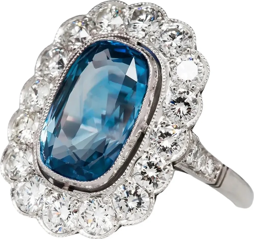 Anello Camila Blu e Argento: Il Must-Have di Stagione KP35633 Online