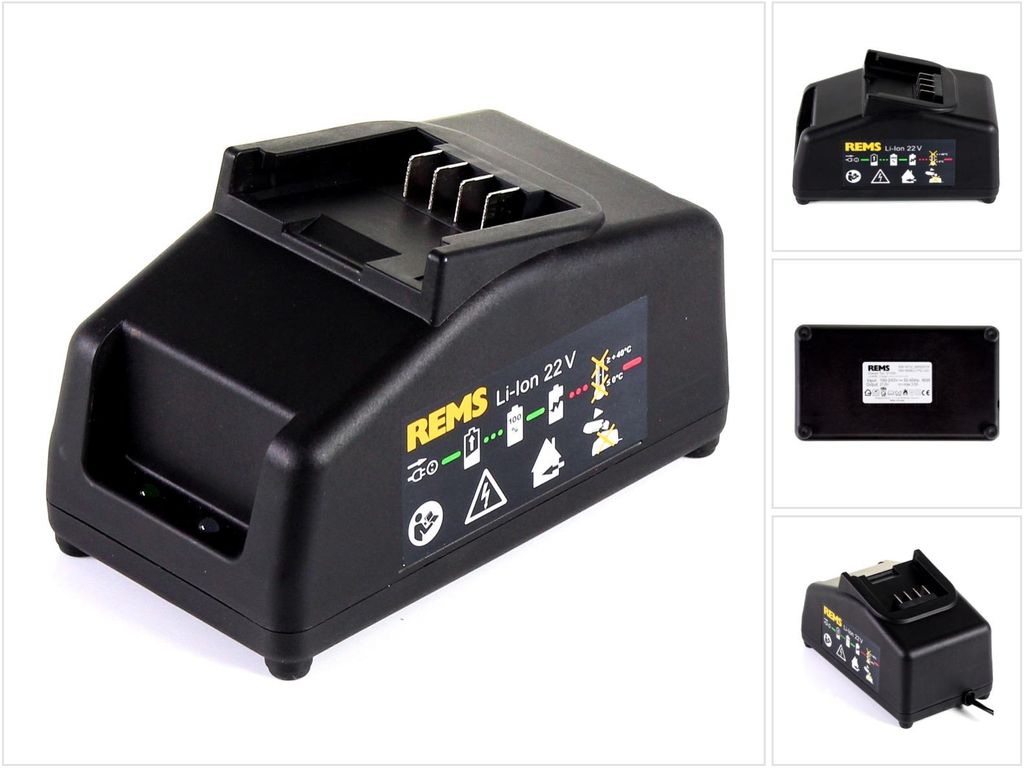 REMS Schnellladegerät Li-Ion 230V, 50–60Hz, 90W ( 571585  Produktbild 