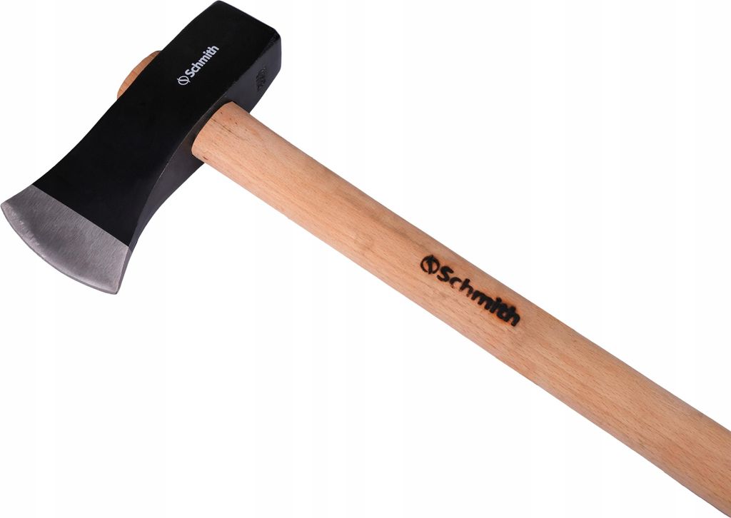 Schmith Profi Spalthammer Vorschlag 4,0 kg mit Holzstiel | Spaltaxt Universalaxt Holzaxt Beil | Brennholz Kaminholz Spalthammer Handbeil Werkzeug