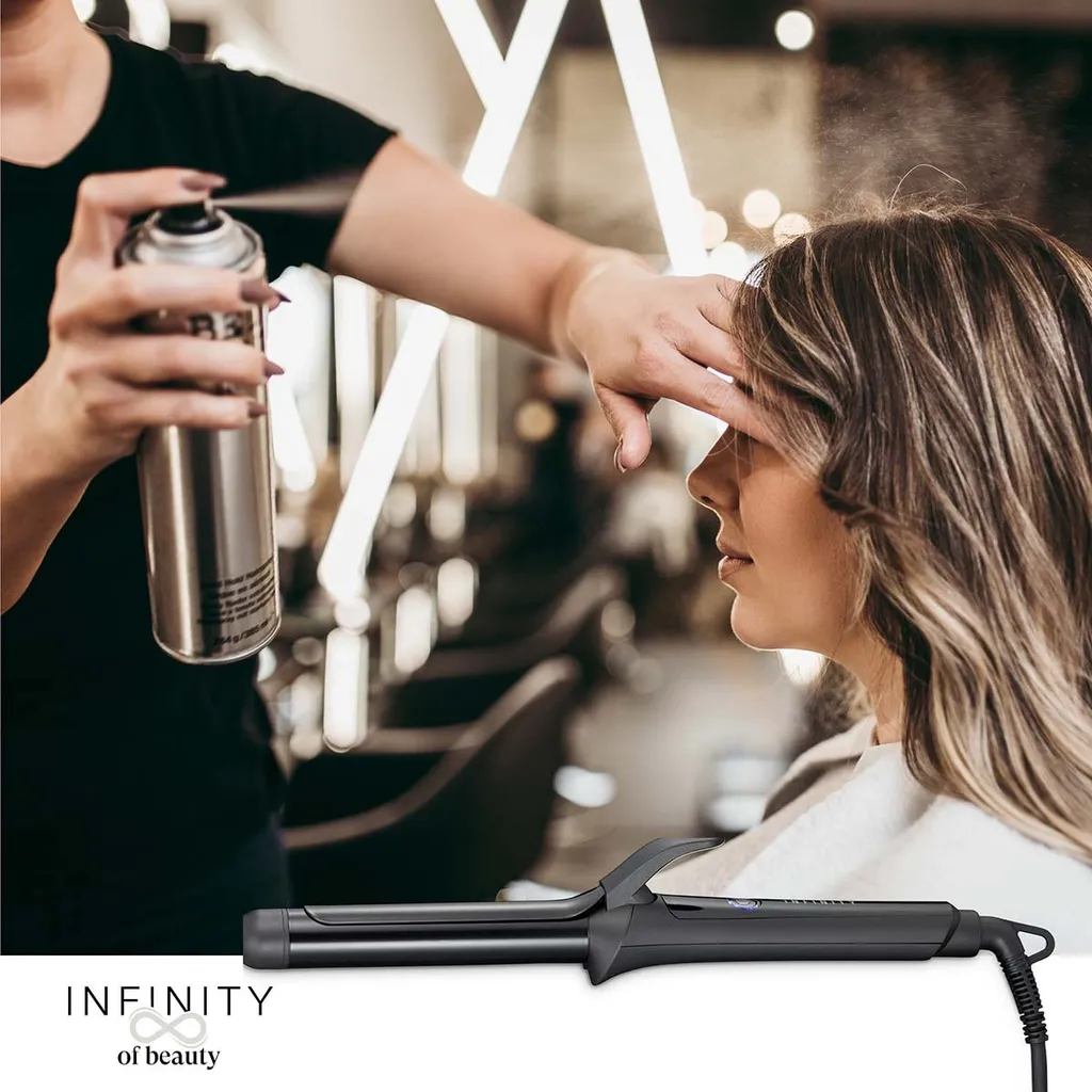 Arricciacapelli Professionale MELISSA Infinity 25mm | 35W Nero - 4