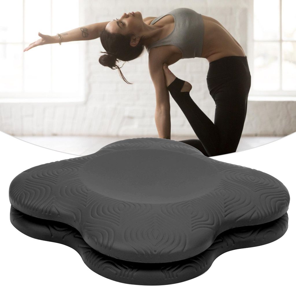Lot De 2 Coussins De Genoux Antidérapants Yoga – TPE 20×20×2 Cm – Protection Genoux, Coudes, Mains – Pour Yoga, Pilates, Jardinage, Sport