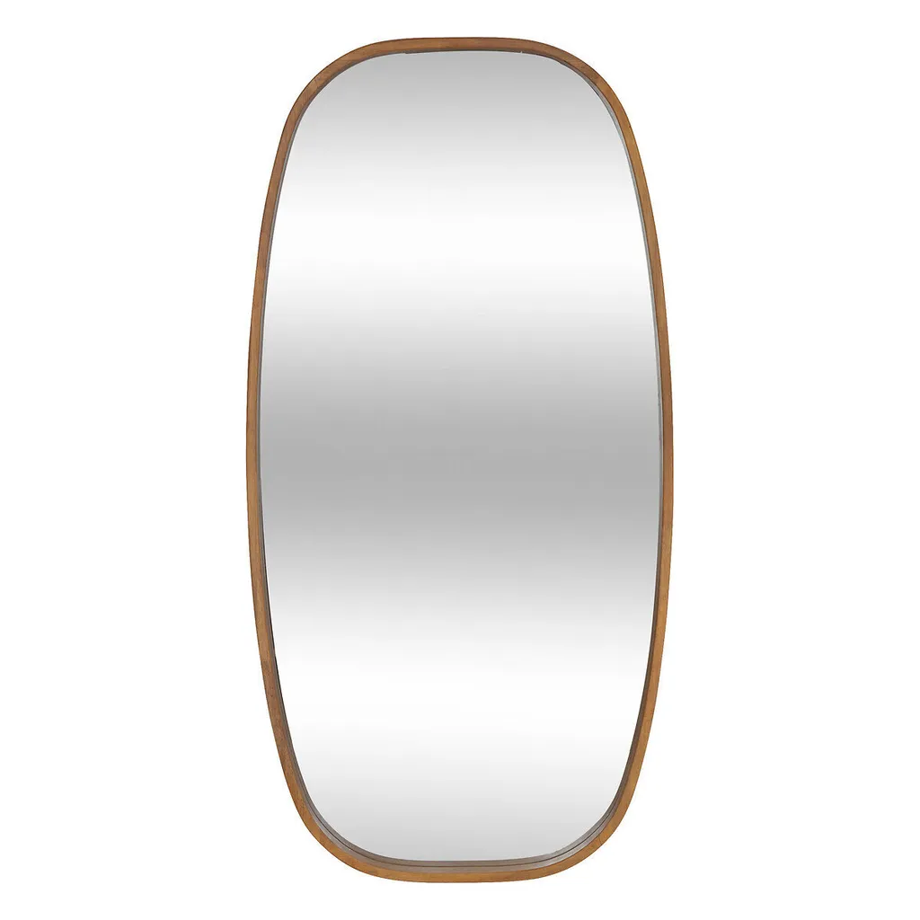 Grand Miroir Mural Ovale en Bois Jasna 113x57 cm Design Atmosphera