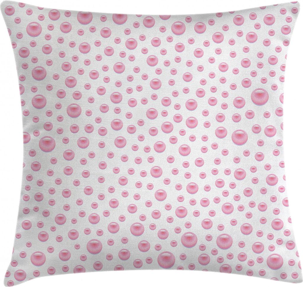 ABAKUHAUS Pearls Kissenbezug, Baby Rosa Braut Thema, Waschbar mit Reißverschluss Kissenhülle mit Farbfesten Klaren Farben Beidseitiger Druck, 40 ...