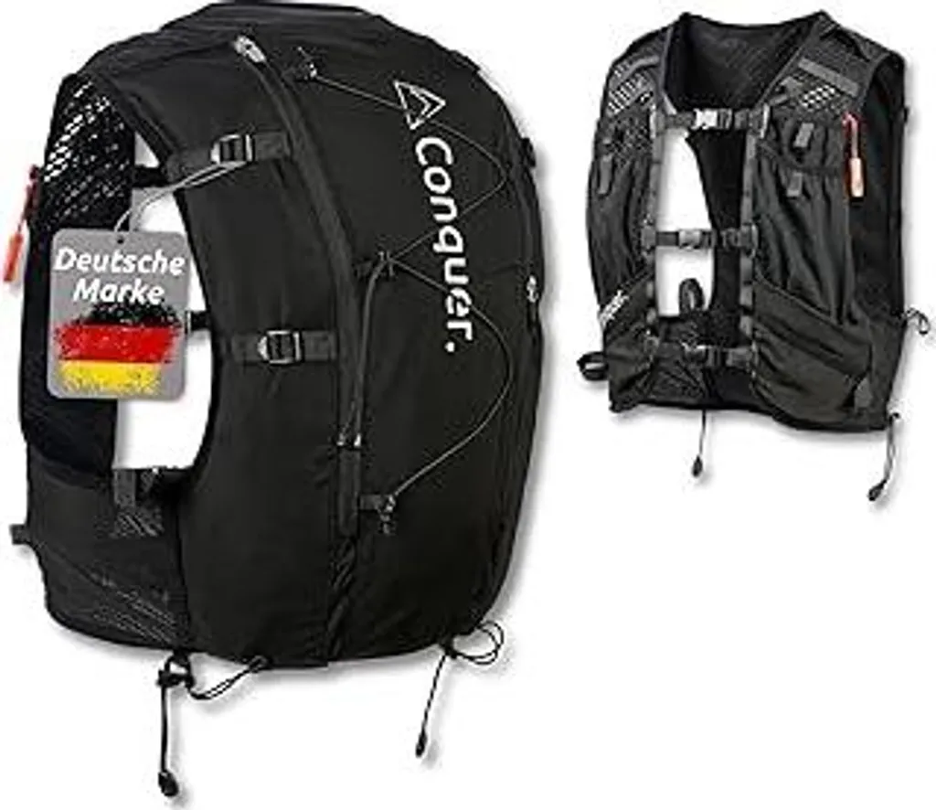 Gilet da Corsa Ultraleggero 15L | Conquer Zaino Idrico Donna e Uomo