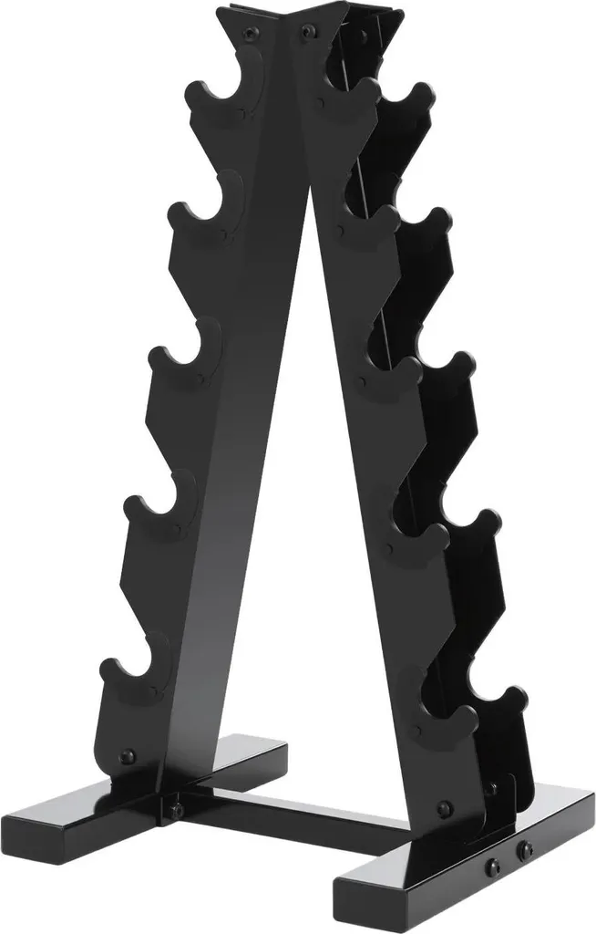 Support Haltères 5 Niveaux en Acier - Rack de Fitness Robuste Charge 100kg