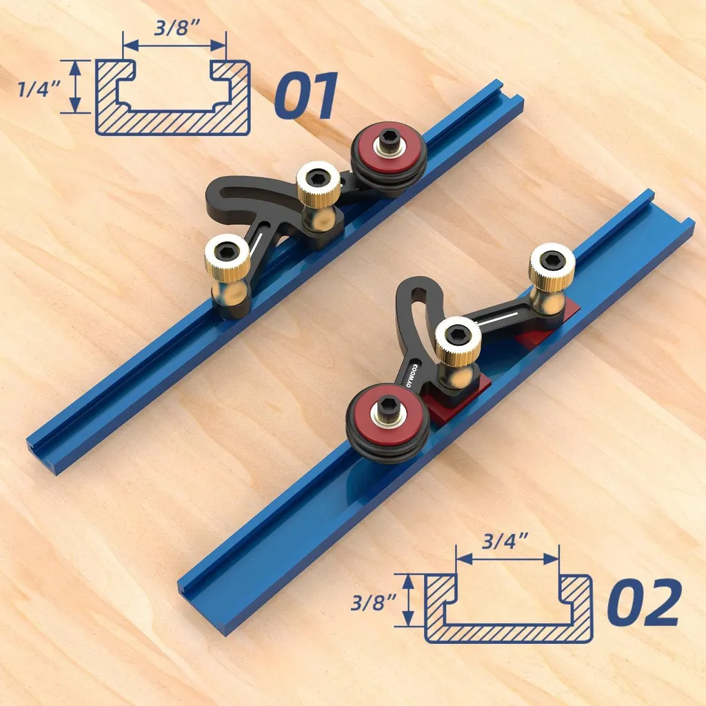 Guide de précision pour scie circulaire avec roulement libre en or - 7