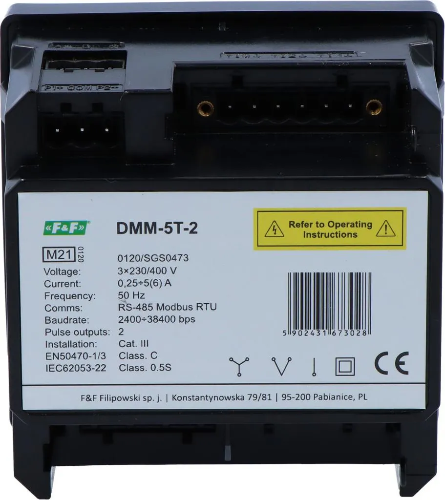 Analyseur de réseau électrique triphasé 3x230V 400V AC Multimètre 3028 - 6