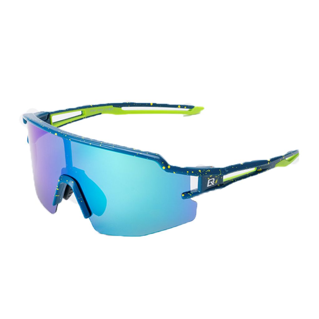 ROCKBROS Fahrrad Polarisierte Sonnenbrille Fahrradbrillen UV400 Radbrille Für Outdoor-Sport Damen Herren Blau