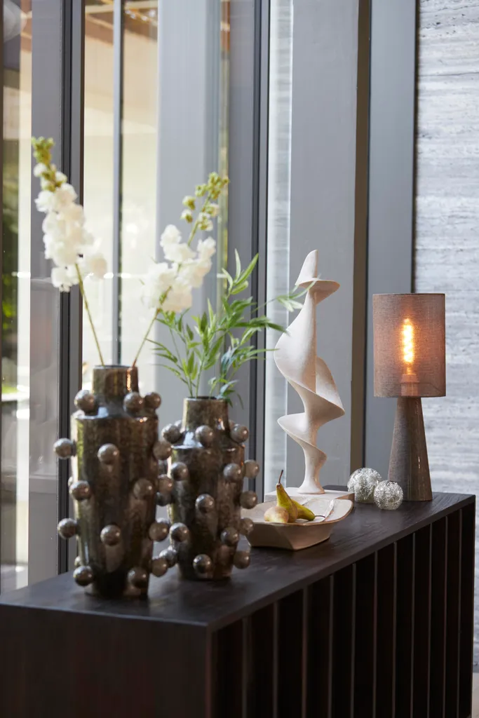 Ornement LOVINAC Light & Living en plastique taupe - Déco 19x16x47 cm - 5