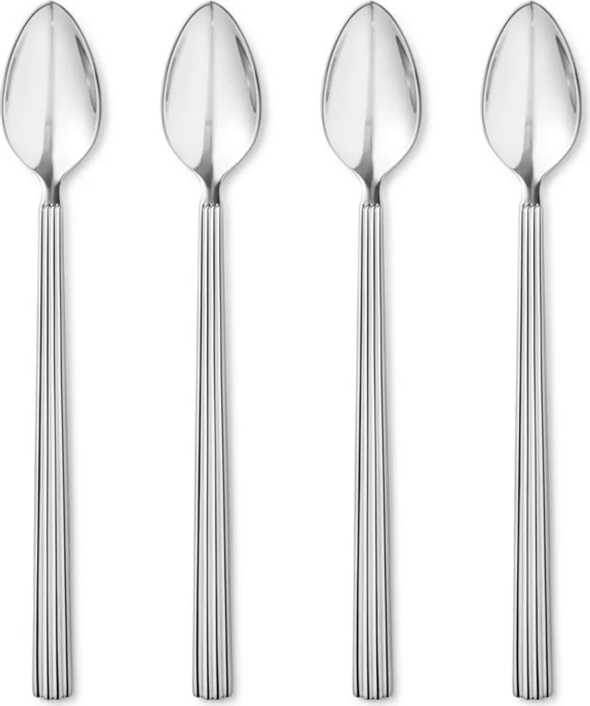 Georg Jensen Bernadotte Cucchiai Caffè Latte Confezione Regalo 4pz