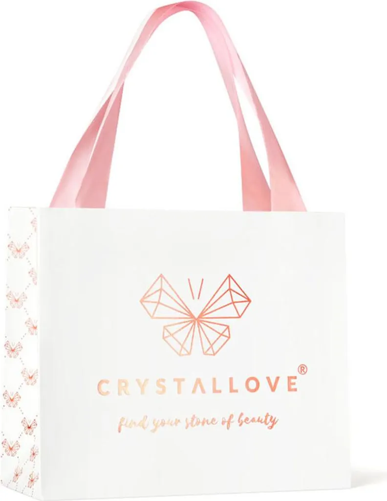 Crystallove Sacchetto Regalo Elegante con Logo | Packaging di Lusso