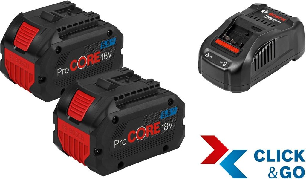 Bosch ProCORE Akku-Kit 18V 5,5 Ah + GAL 1880 CV Produktbild 14