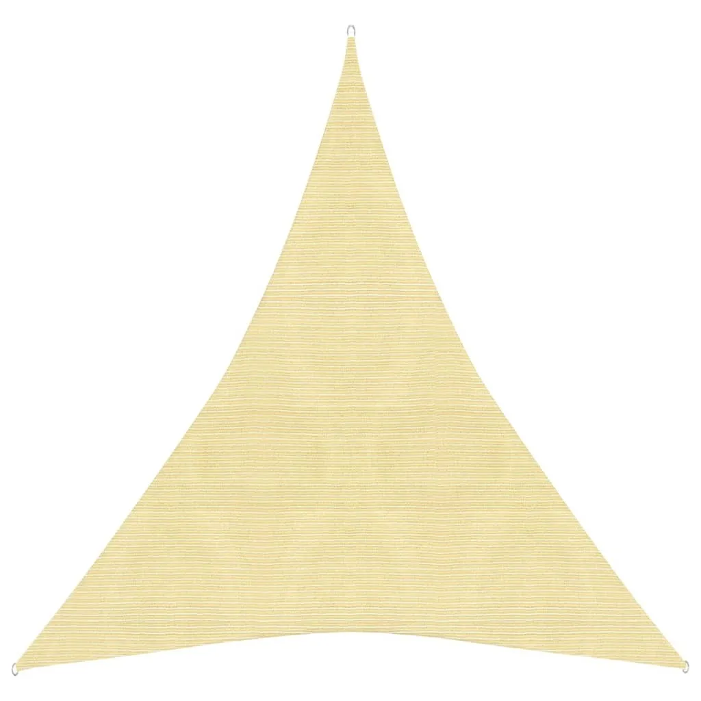 The Living Store Tenda da sole 160 g/m² Beige 3x4x4 m HDPE