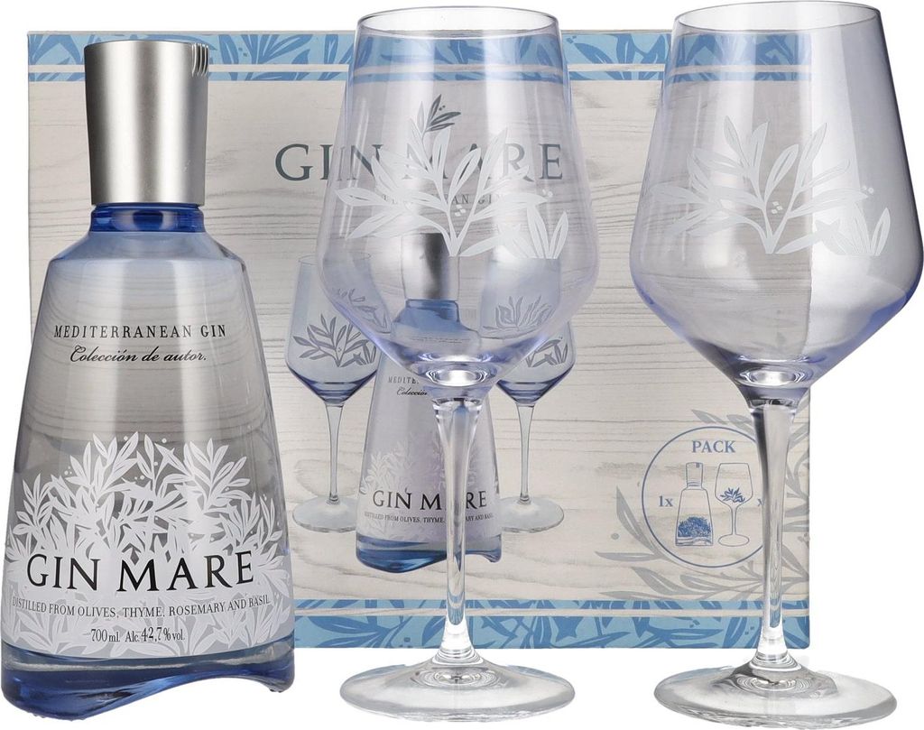 Gin Mare Mediterranean Gin 42,7% Vol. 0,7l in Geschenkbox Produktbild 