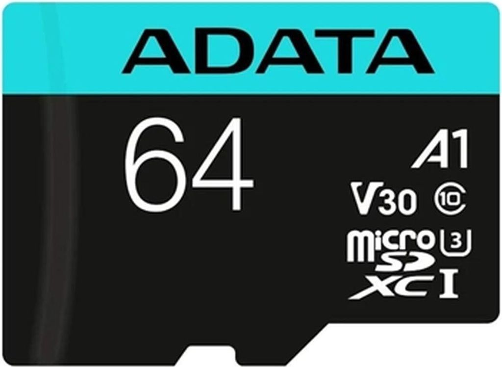 ADATA microSDXC/SDHC UHS-I U3 64GB c/adapt Imagen del producto 