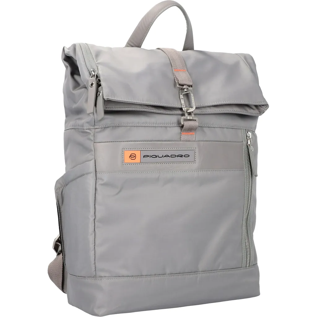 Sac à dos Piquadro CA4451BIO Gris Nylon : Compartiment PC et Tablette