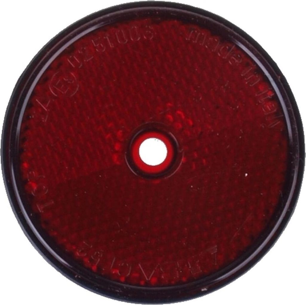 Rückstrahler rot(Hinten) Ø 60mm