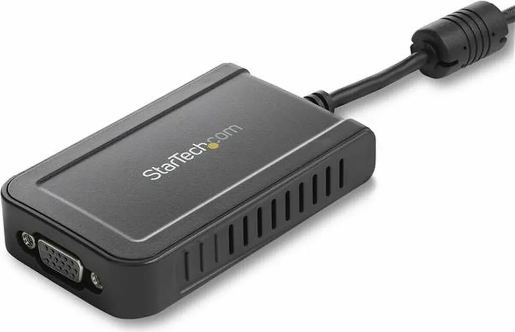 Double Écran USB vers VGA pour PC Portable - Startech USB2VGAE3 Noir