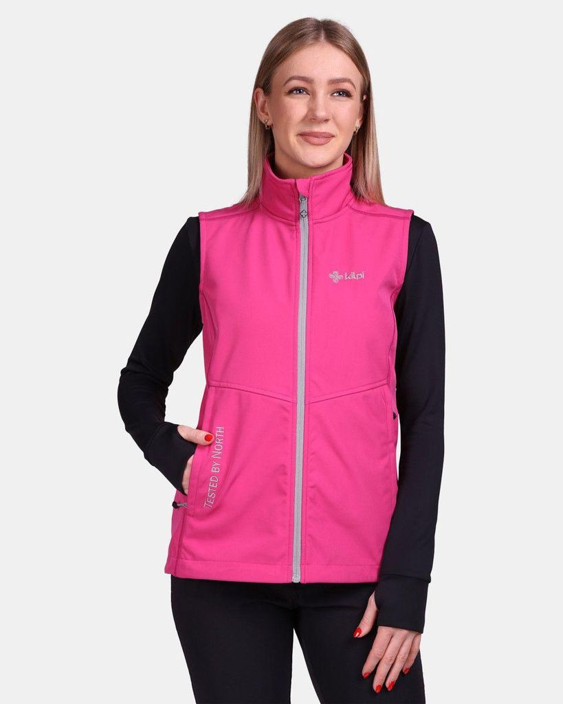 Frauen softshell weste kilpi boden-w pink 44