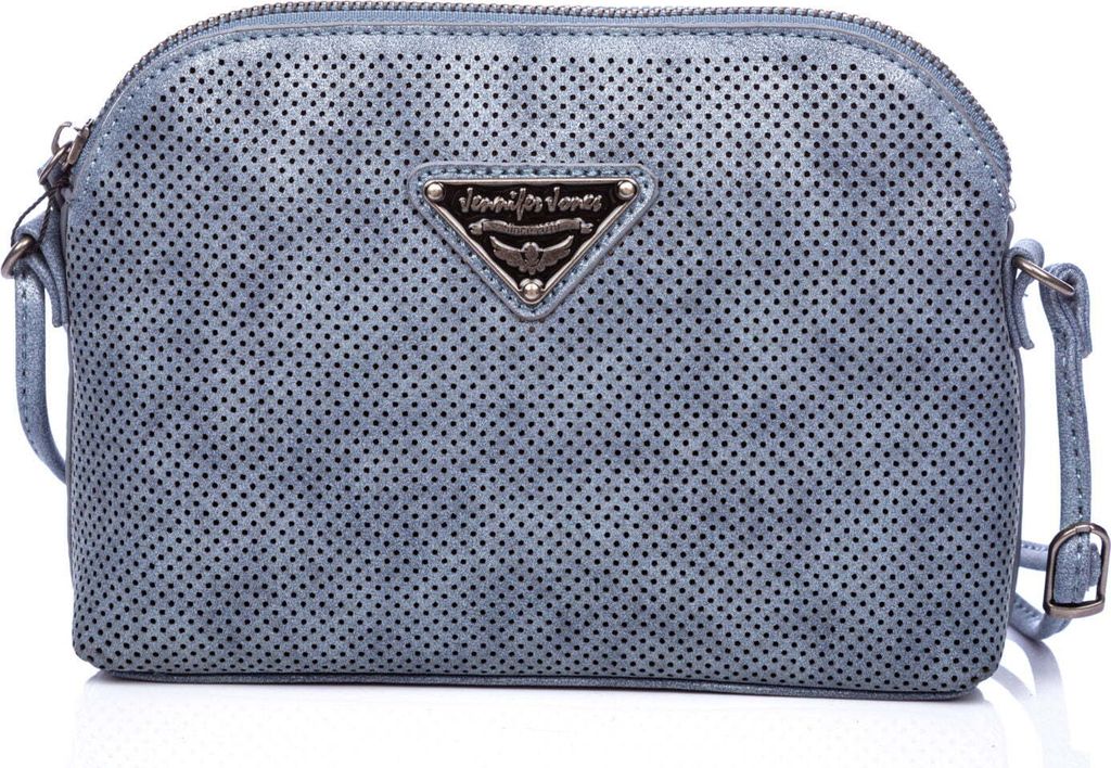 Jennifer Jones Kleine Damen Tasche Umhängetasche Elegant Blau