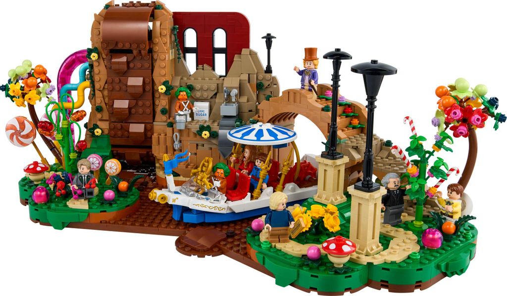 LEGO Ideas Willy Wonka i fabryka czekolady, Zestaw do Zdjęcie produktu 